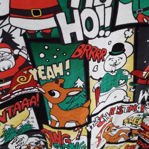 Rudolph the Red Nosed Reindeer Scrub Top XL - Picture 5 of 5